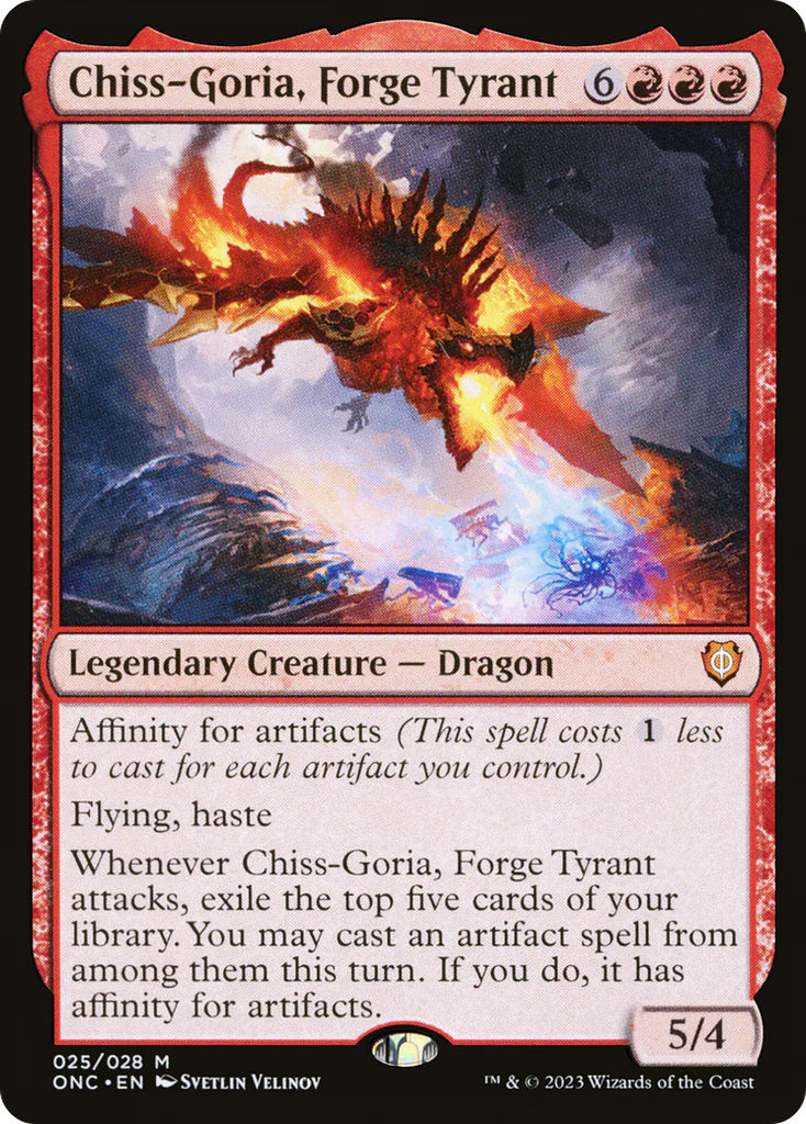 Phyrexia: All Will Be One Commander Decks: Chiss-Goria, Forge Tyrant