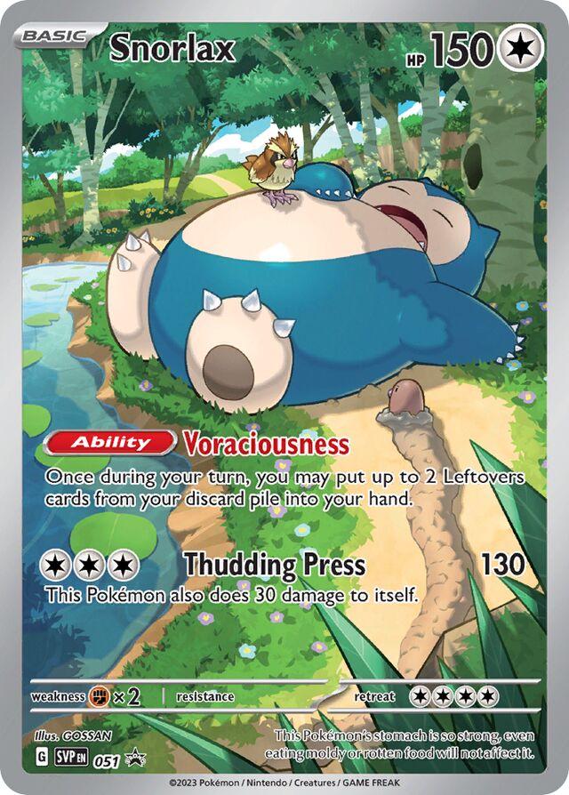 Snorlax #51 Pokemon ETB Promo 151