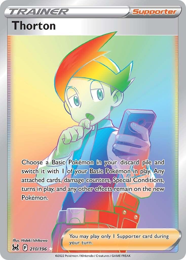 Thorton #210 Pokemon Lost Origin Near Mint