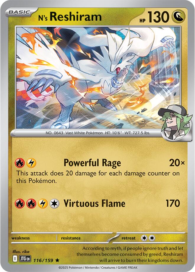 N's Reshiram #116 Journey Together