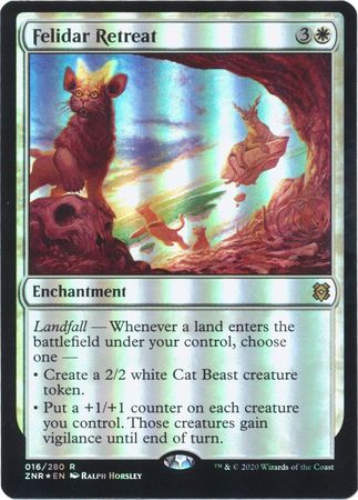 Zendikar Rising Foil: Felidar Retreat