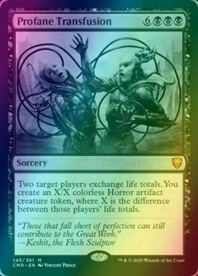 Commander Legends Foil: Profane Transfusion