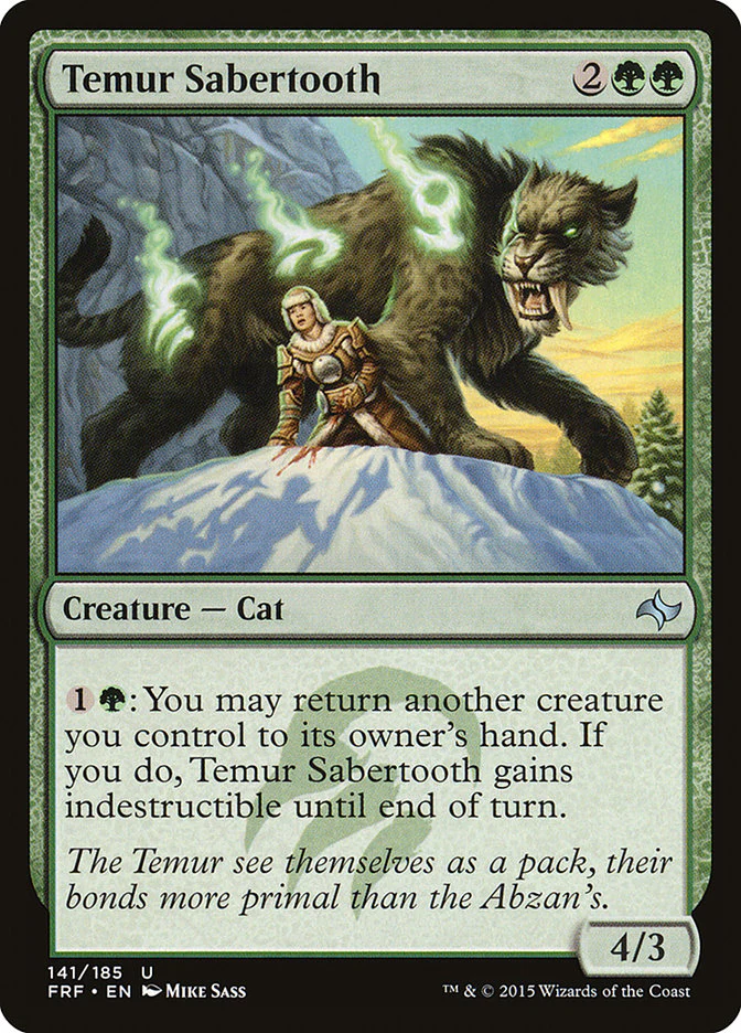 Fate Reforged: Temur Sabertooth