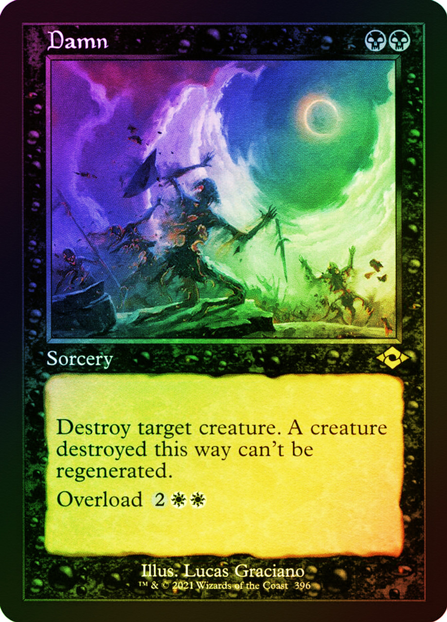 Modern Horizons 2 Variants Foil: Damn (Retro Frame)