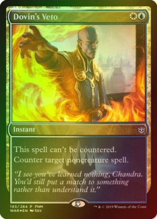 Promotional: Dovin's Veto (FNM Foil)