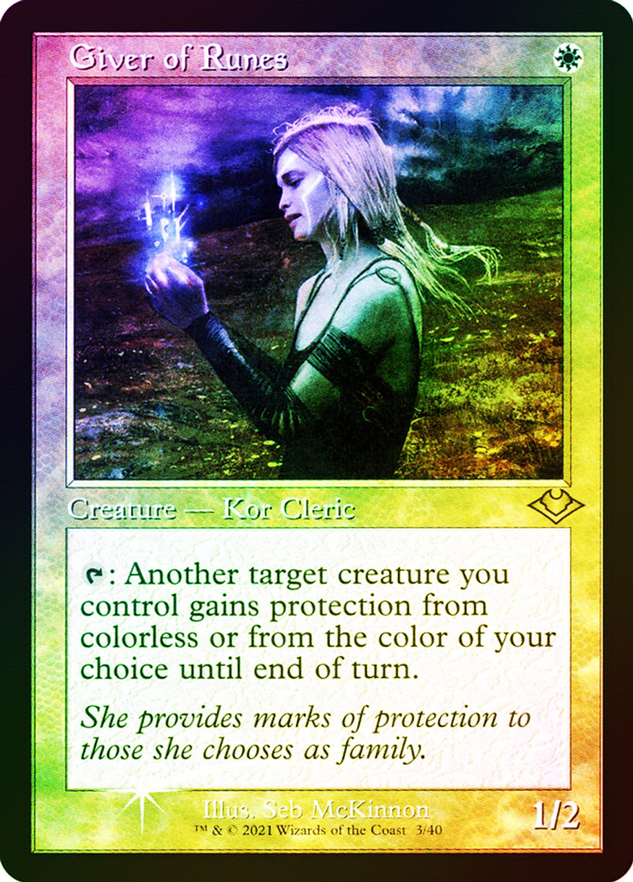 Modern Horizons - Retro Frames: Giver of Runes (Foil Retro Frame)