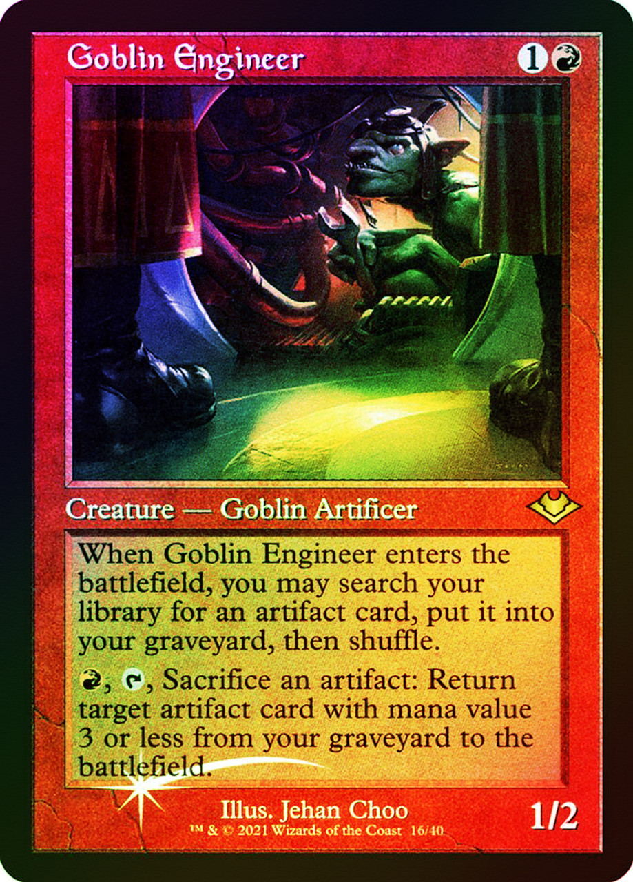 Modern Horizons - Retro Frames: Goblin Engineer (Foil Etched Retro Frame)