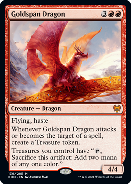 Kaldheim: Goldspan Dragon