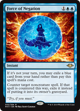 Modern Horizons: Force of Negation