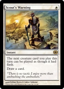 Future Sight: Scout's Warning