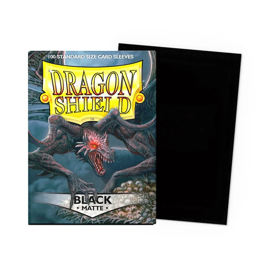 Dragon Shield Sleeves 100 Matte Black