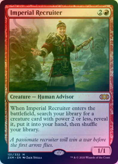 Double Masters Foil: Imperial Recruiter