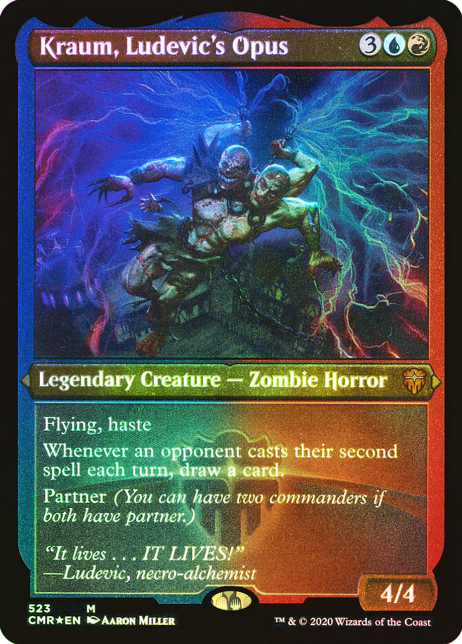 Commander Legends Variants: Kraum, Ludevic's Opus (Foil Etched)