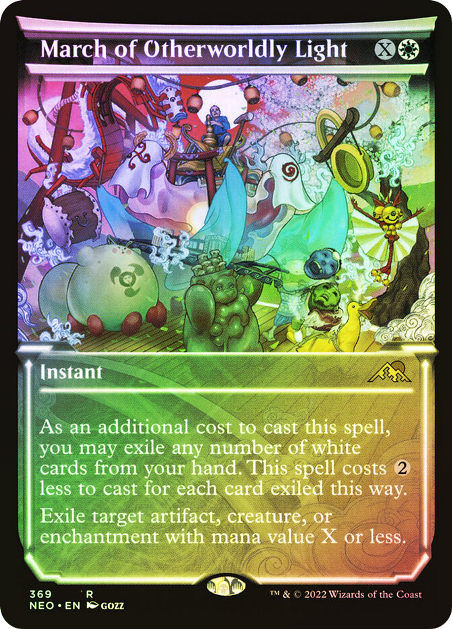 Kamigawa: Neon Dynasty Variants Foil: March of Otherworldly Light (Showcase)