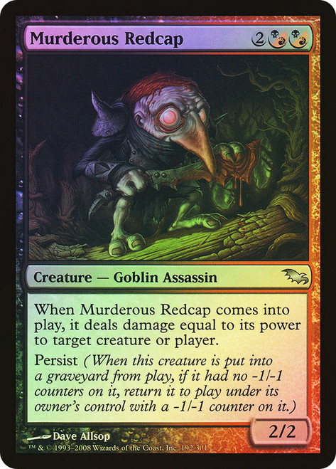 Shadowmoor Foil: Murderous Redcap