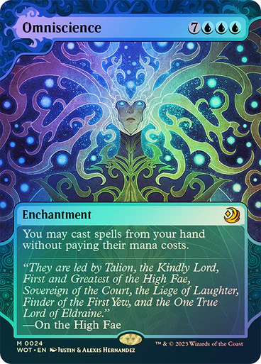 Wilds of Eldraine Enchanting Tales Foil: Omniscience (0024)