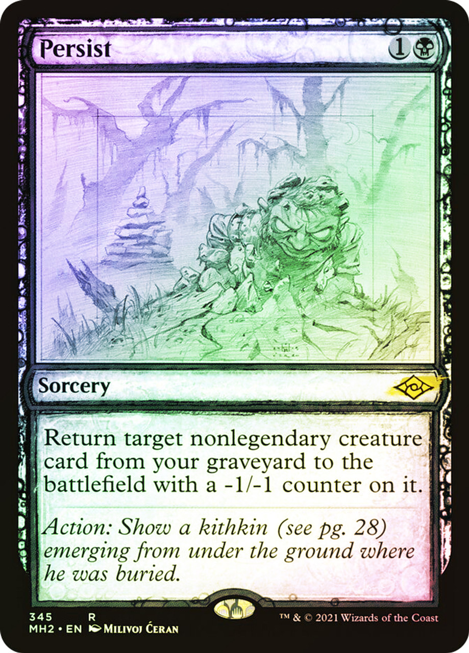 Modern Horizons 2 Variants Foil: Persist (Showcase)
