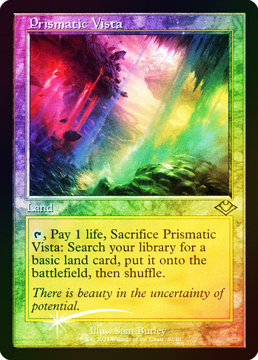 Modern Horizons - Retro Frames: Prismatic Vista (Foil Etched Retro Frame)