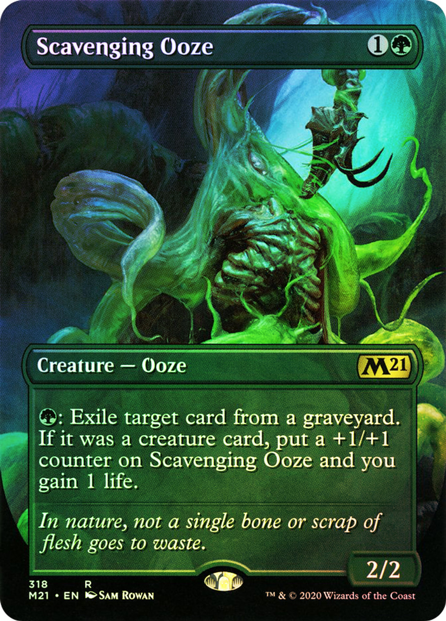 Core Set 2021 Variants Foil: Scavenging Ooze (Borderless)
