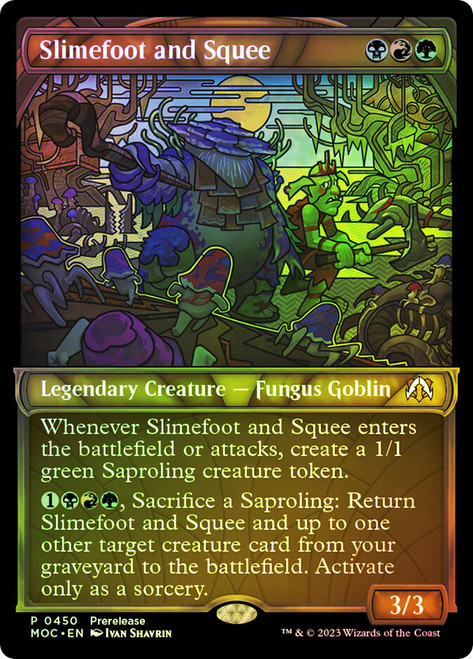Promotional: Slimefoot and Squee (0450 - Prerelease Showcase Foil)