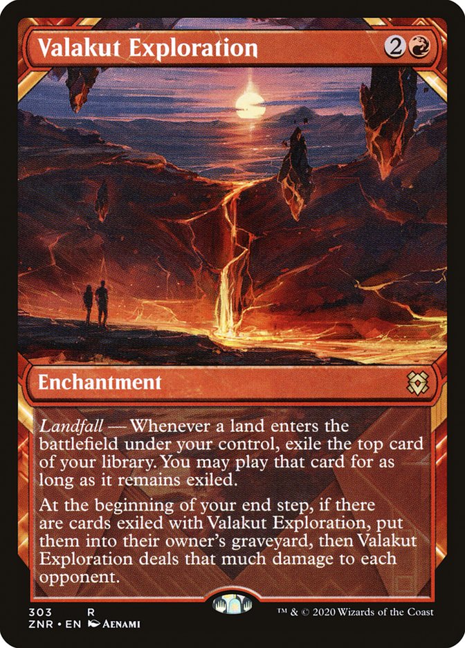 Zendikar Rising Variants Foil: Valakut Exploration (Showcase)
