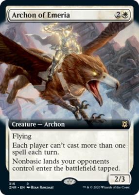 Archon of Emeria #315 extended art foil