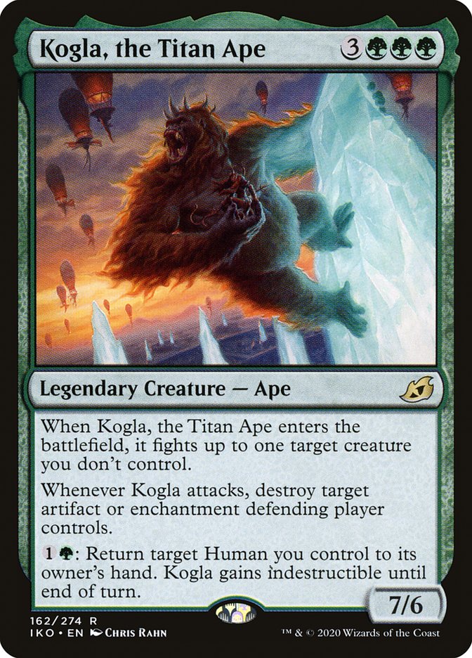 Ikoria: Lair of Behemoths Foil: Kogla, the Titan Ape