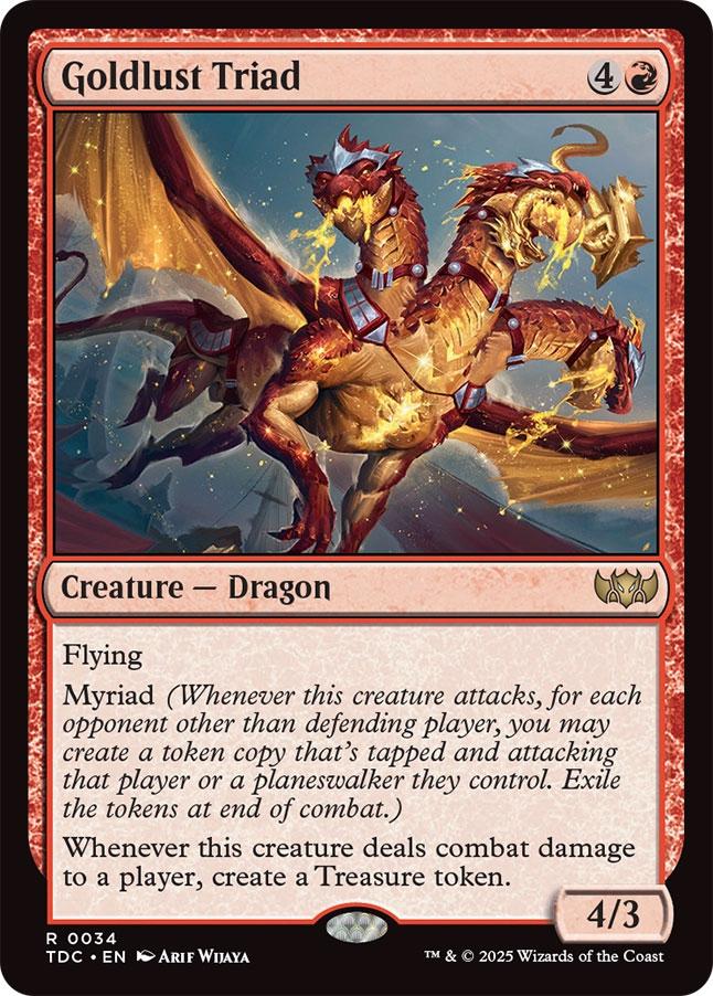 Tarkir: Dragonstorm Commander Decks: Goldlust Triad