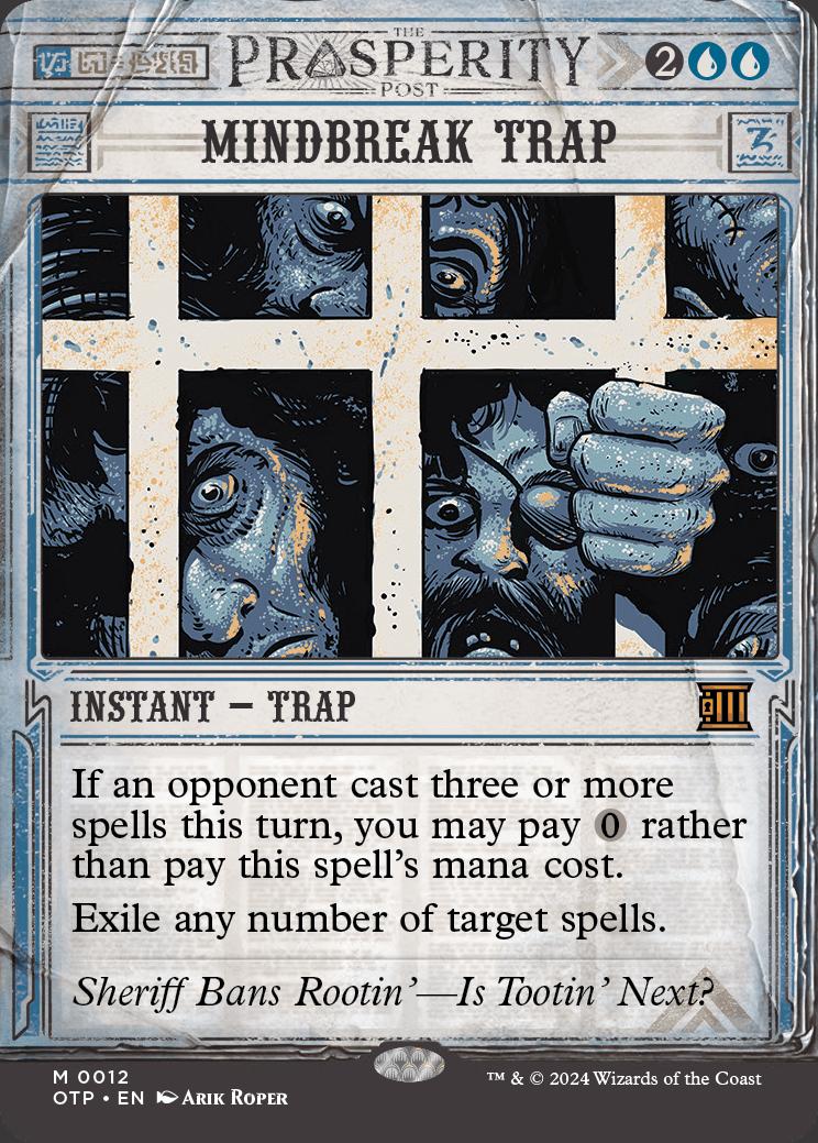 Outlaws of Thunder Junction Breaking News: Mindbreak Trap (0012 - Showcase)