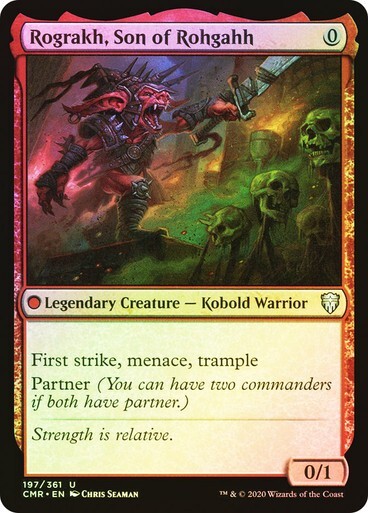 Commander Legends Foil: Rograkh, Son of Rohgahh