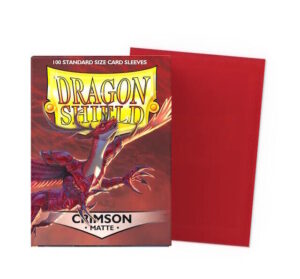 About this item Sleeve Material: PVC-free polypropylene sleeves, no acid. Archival safe. Sleeve Quality: Matte 120 μm quality thickness Sleeve Size: For cards measuring up to 63x88 mm's (2½"x3½") Sleeves Pr. Box/bag: 100 sleeves per box Clear front & Matte Crimson back.