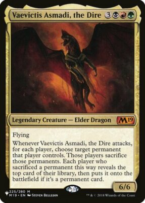 Mystery Booster/The List: Vaevictis Asmadi, the Dire (Core Set 2019)