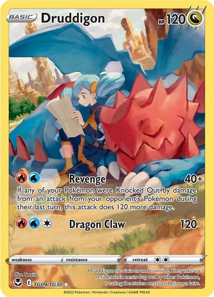 Druddigon #TG09 (Pokemon Silver Tempest)