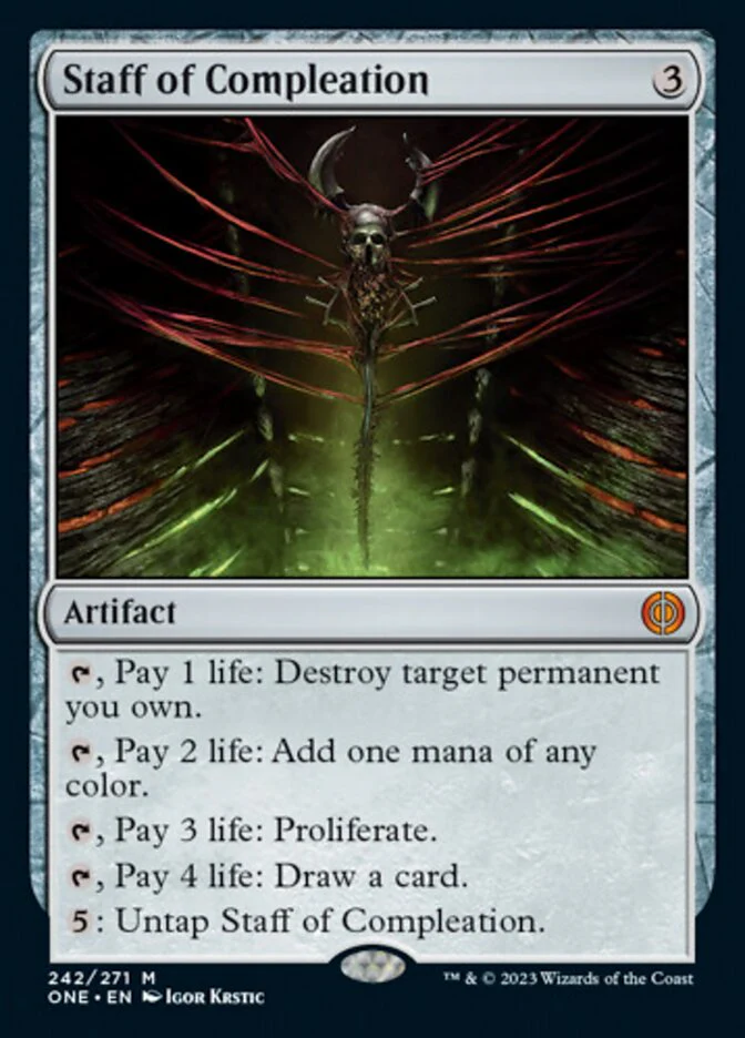 Phyrexia: All Will Be One: Staff of Compleation