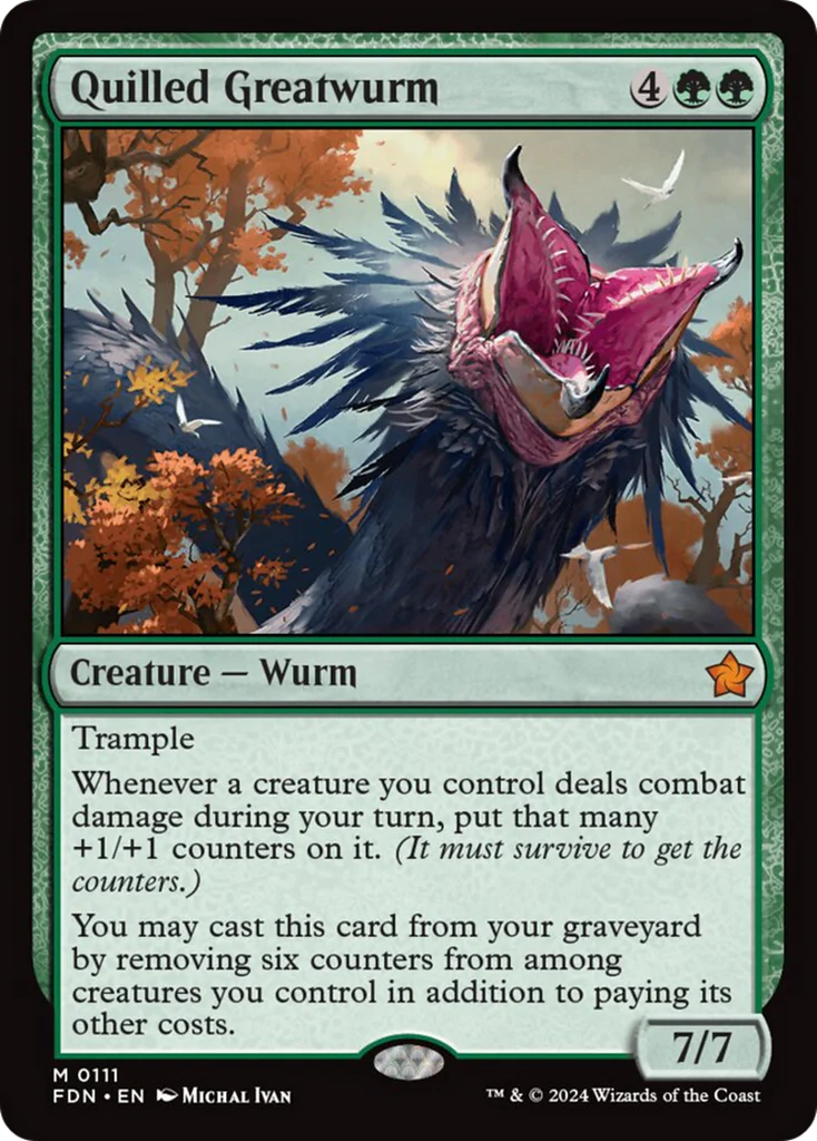 Foundations: Quilled Greatwurm