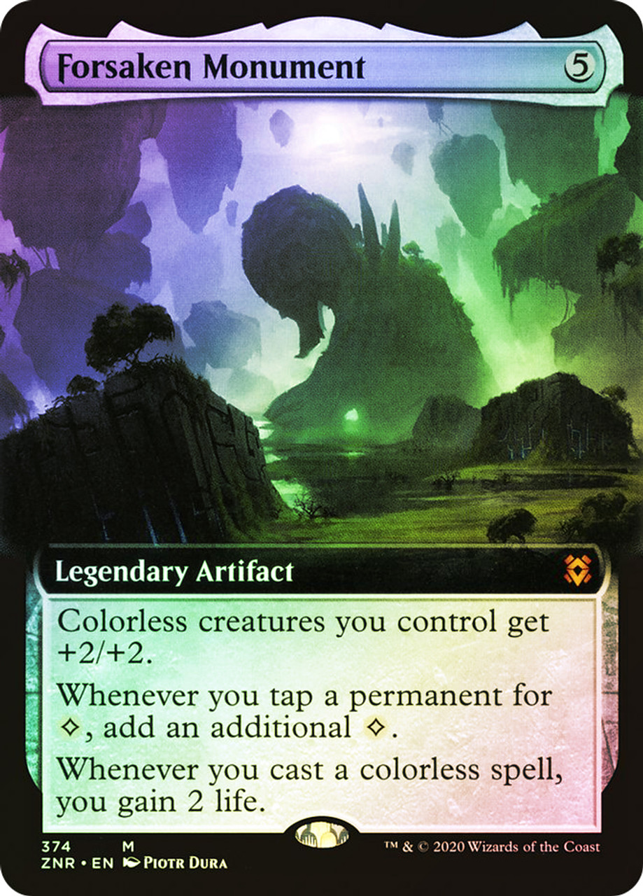 Zendikar Rising Variants Foil: Forsaken Monument (Extended Art)