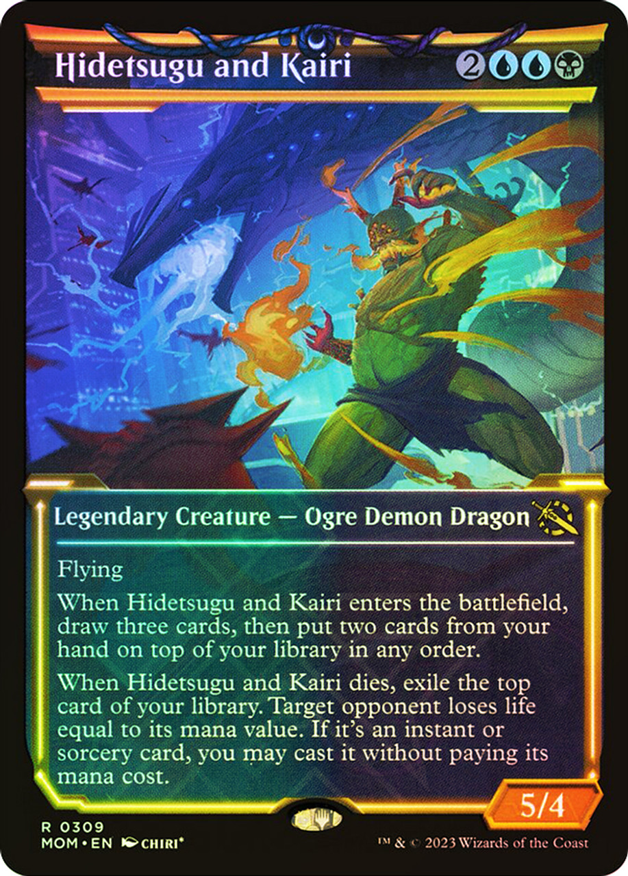 March of the Machine Variants Foil: Hidetsugu and Kairi (0309 - Showcase)