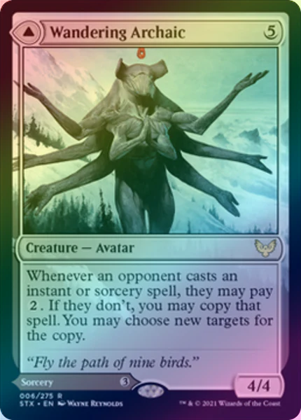 Strixhaven: School of Mages Foil: Wandering Archaic