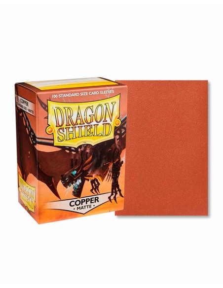 Arcane Tinmen Sleeves Dragon Shield Box 100 Copper Matte Accessories