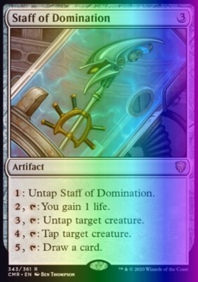 Commander Legends Foil: Staff of Domination