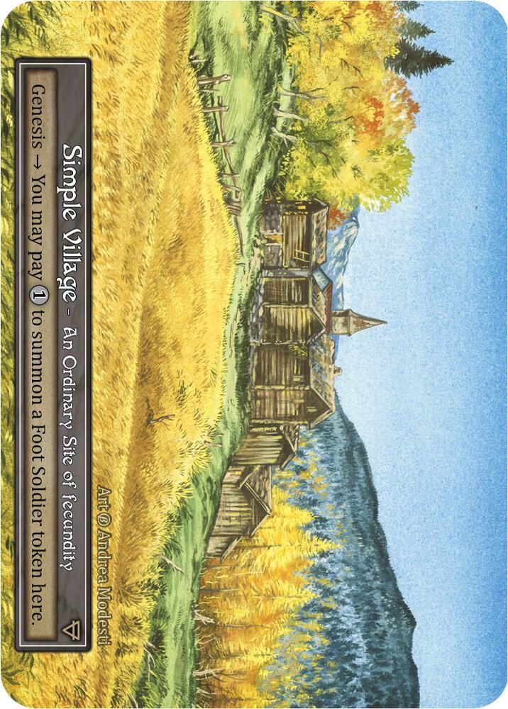 Simple Village (Foil) - Beta (B)