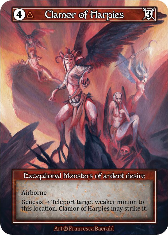 Clamor of Harpies (Foil) - Beta (B)