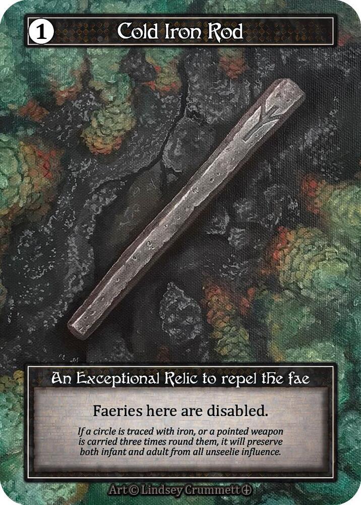 Cold Iron Rod (Foil) - Arthurian Legends (ART)