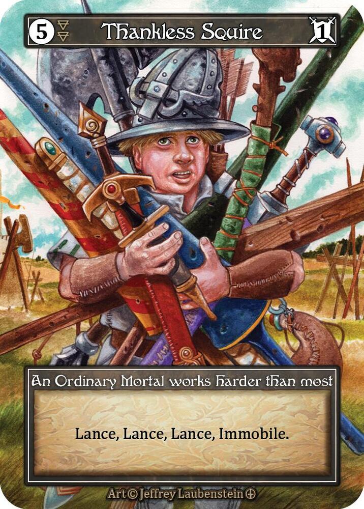 Thankless Squire (Foil) - Arthurian Legends (ART)