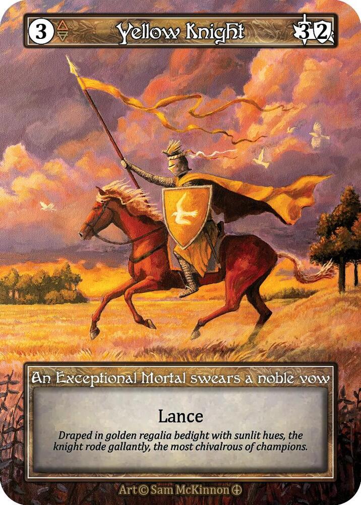 Yellow Knight (Foil) - Arthurian Legends (ART)