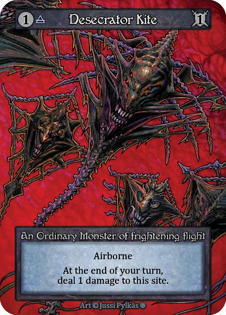 Desecrator Kite-Gothic