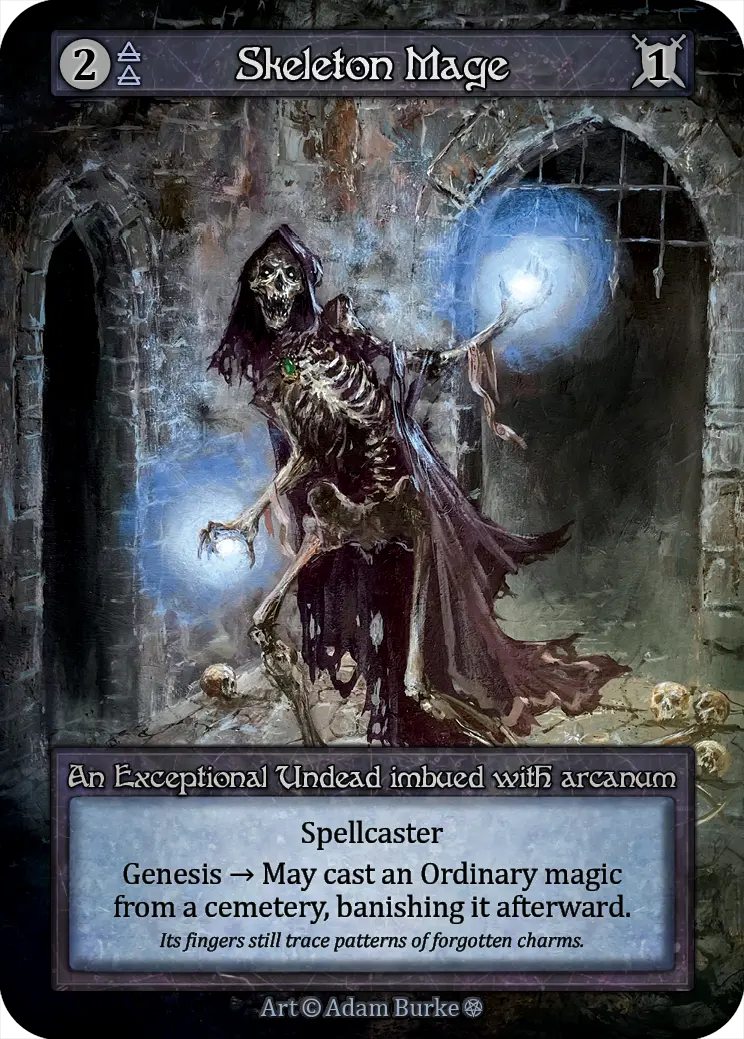 Skeleton Mage-Gothic