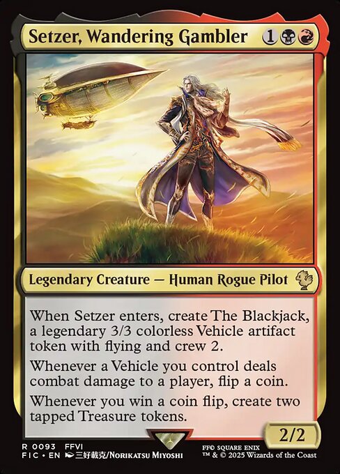 Setzer, Wandering Gambler